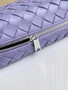 Bottega Veneta Mini Loop Camera Cross-Body Bag 680254 Purple Lambskin