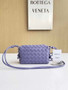 Bottega Veneta Mini Loop Camera Cross-Body Bag 680254 Purple Lambskin