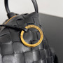 Bottega Veneta Top Handle Loop Bag 796615 in Black