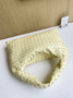 Bottega Veneta Small Hop Bag 763966 Calfskin Yellow