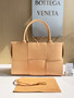 Bottega Veneta Small Arco Tote Bag 652867 Tan Calfskin
