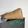 Bottega Veneta Medium Cabat Bag 608810 lambskin leather Tan