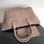 Bottega Veneta Medium Cabat Bag 608810 lambskin leather light pink