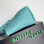 Bottega Veneta Medium Cabat Bag 608810 lambskin leather light blue