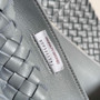 Bottega Veneta Medium Cabat Bag 608810 Gray lambskin leather