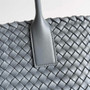 Bottega Veneta Medium Cabat Bag 608810 Gray lambskin leather