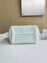 Bottega Veneta Mini Cabat 709464 light blue Intreccio lambskin leather