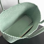 Bottega Veneta Large Cabat Bag 608811 Light Blue Lambskin leather