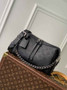 Louis Vuitton Hand It All PM Bag, M28417 Black Mahina calfskin - Default Title - View 2