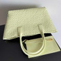 Bottega Veneta Medium Cabat Bag 608810 Yellow lambskin leather
