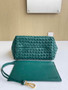 Bottega Veneta Mini Cabat 709464 dark green Intreccio lambskin leather