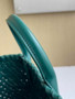 Bottega Veneta Mini Cabat 709464 dark green Intreccio lambskin leather
