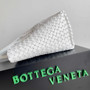 Bottega Veneta Medium Cabat Bag 608810 white lambskin leather