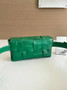 Bottega Veneta Cassette Belt Bag 651053 Lambskin Dark Green