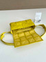 Bottega Veneta Cassette Belt Bag 651053 Lambskin Yellow