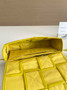 Bottega Veneta Cassette Belt Bag 651053 Lambskin Yellow