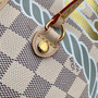 Louis Vuitton N40471 Neverfull MM Shoulder Bag Damier Azur