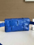 Bottega Veneta Cassette Belt Bag 651053 Lambskin Blue