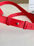 Bottega Veneta Cassette Belt Bag 651053 Lambskin Red