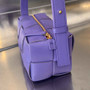 Bottega Veneta BV 729166 Small Brick Cassette In Purple