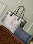 Louis Vuitton Neverfull MM Bag M22921 Blue Monoglam canvas