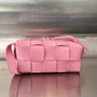 Bottega Veneta BV 729166 Small Brick Cassette In Pink