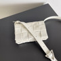 Bottega Veneta Small Cassette 717587 Lambskin White