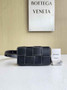 Bottega Veneta Cassette Belt Bag 738000 Lambskin Black