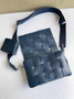 Bottega Veneta Cassette With Versatile Strap 741777 Calfskin Navy Blue