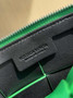 Bottega Veneta Cassette Camera Bag 730027 Calfskin Green