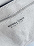 Bottega Veneta Cassette Bag 741451 Cotton Beige Silver