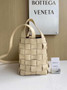 Bottega Veneta Bowling Cassette Bag 730327 Lambskin Dark Beige