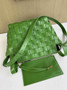 Bottega Veneta Bowling Cassette Bag 730327 Lambskin Green