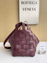 Bottega Veneta Bowling Cassette Bag 730327 Lambskin Wine Red