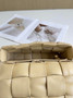 Bottega Veneta Small Cassette Bag 736253 Calfskin Apricot