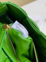 Bottega Veneta Small Cassette Bag 736253 Calfskin Green