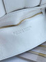 Bottega Veneta Small Cassette Bag 736253 Calfskin White