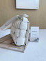Bottega Veneta Small Cassette Bag 736253 Calfskin White