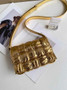 Bottega Veneta Small Cassette Bag 736253 Calfskin Gold