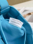 Bottega Veneta Cassette Bag 717089 Calfskin Blue
