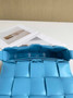 Bottega Veneta Cassette Bag 717089 Calfskin Blue