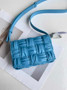 Bottega Veneta Cassette Bag 717089 Calfskin Blue