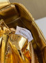 Bottega Veneta Cassette Bag 717089 Calfskin Gold