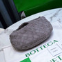 Bottega Veneta Mini Jodie top handle bag 651876 Suede Dark Gray