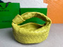 Bottega Veneta Mini Jodie top handle bag 651876 Lamb skin Lemon Yellow