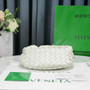 Bottega Veneta Mini Jodie top handle bag 651876 Beige Light skin leather
