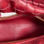 Bottega Veneta Mini Jodie top handle bag 651876 Lambskin Dark Red