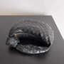 Bottega Veneta Mini Jodie top handle bag 651876 Lambskin Black Gold
