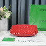 Bottega Veneta Mini Jodie top handle bag 651876 red Light skin leather