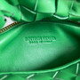 Bottega Veneta Mini Jodie top handle bag 651876 Lamb skin Green
